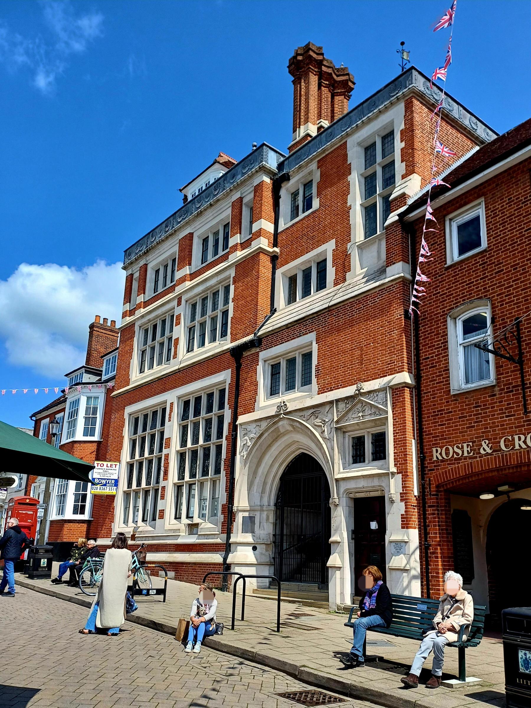 12a Market Place, Saffron Walden Historic building appraisal of a grade II* listed example of a purpose-built former bank.